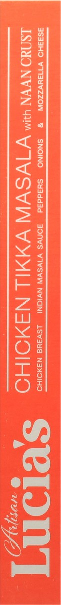 slide 6 of 13, Lucia's Artisan Naan Crust Chicken Tikka Masala Pizza 23.5 oz, 23.5 oz