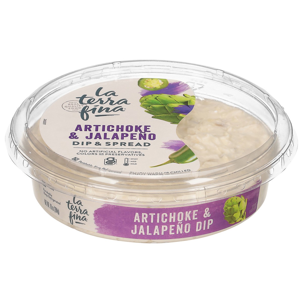 slide 1 of 9, La Terra Fina Artichoke & Jalapeno Dip & Spread 10 oz, 10 oz