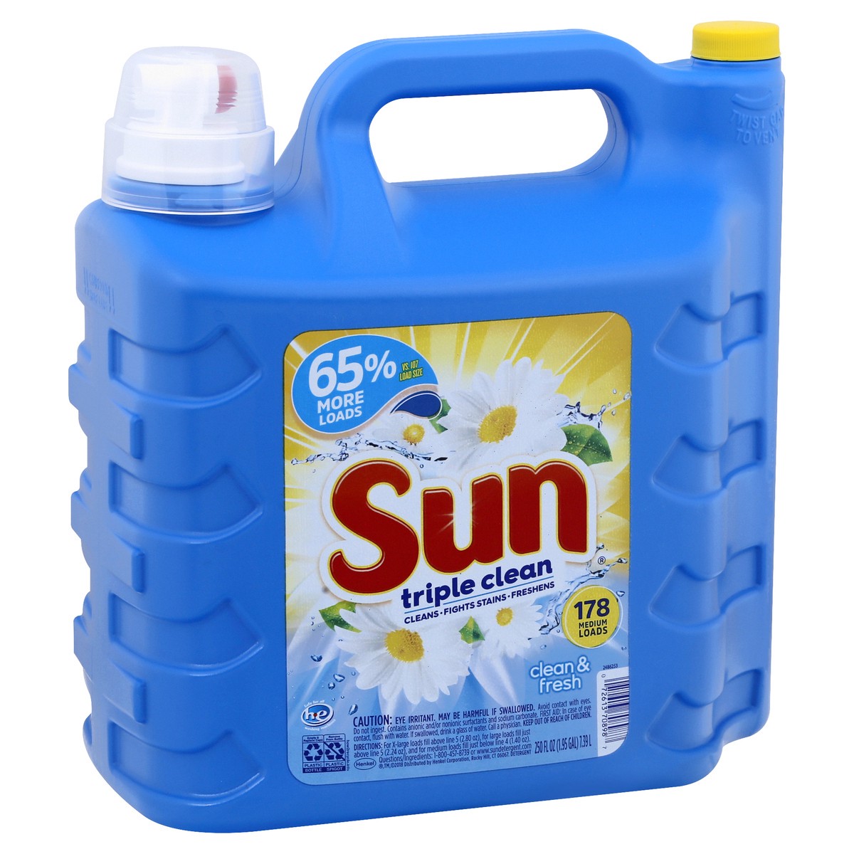 slide 6 of 11, Sun Triple Clean Clean & Fresh Detergent 250 oz, 250 oz