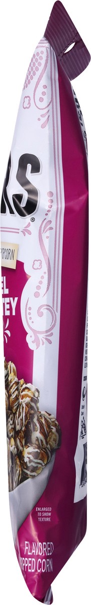 slide 3 of 14, GH Cretors Swirl Caramel Chocolatey Flavored Popped Corn 8 oz, 8 oz