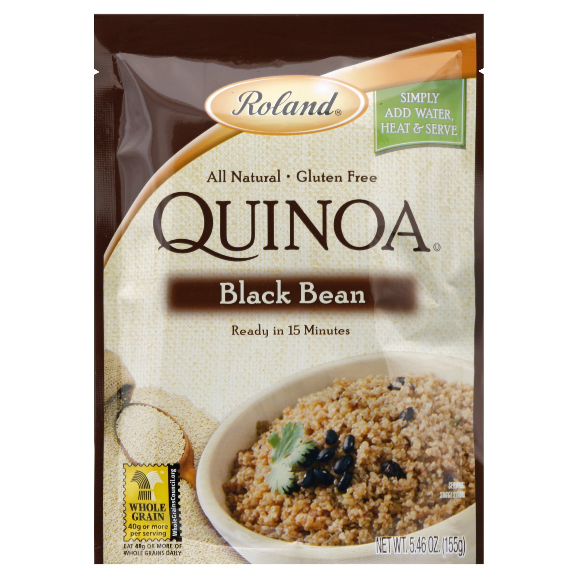 slide 1 of 2, Roland Black Bean Quinoa, 5.46 oz