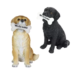 Room & Retreat Solar Labrador With Welcome Bone