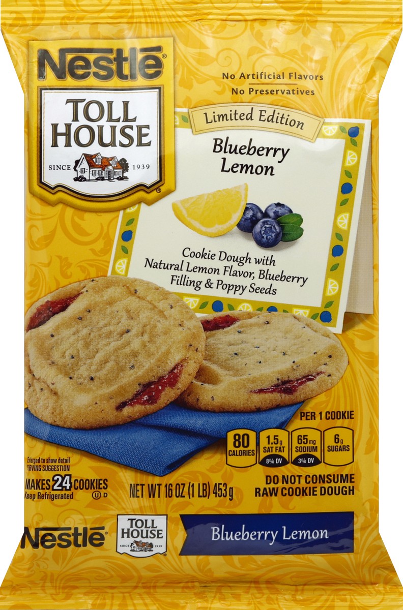 slide 5 of 5, Nestlé Toll House Blueberry Lemon Cookie Dough, 16 oz