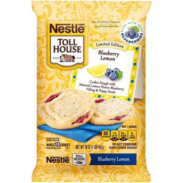 slide 1 of 5, Nestlé Toll House Blueberry Lemon Cookie Dough, 16 oz