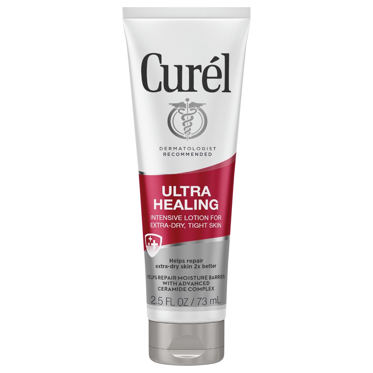 slide 1 of 2, Curél Ultra Healing Intensive Fragrance-Free Lotion For Extra-Dry Skin, Dermatologist Recommended, Ideal for Sensitive Skin, Cruelty Free, Paraben Free 2.5 Oz, 2.50 fl. oz