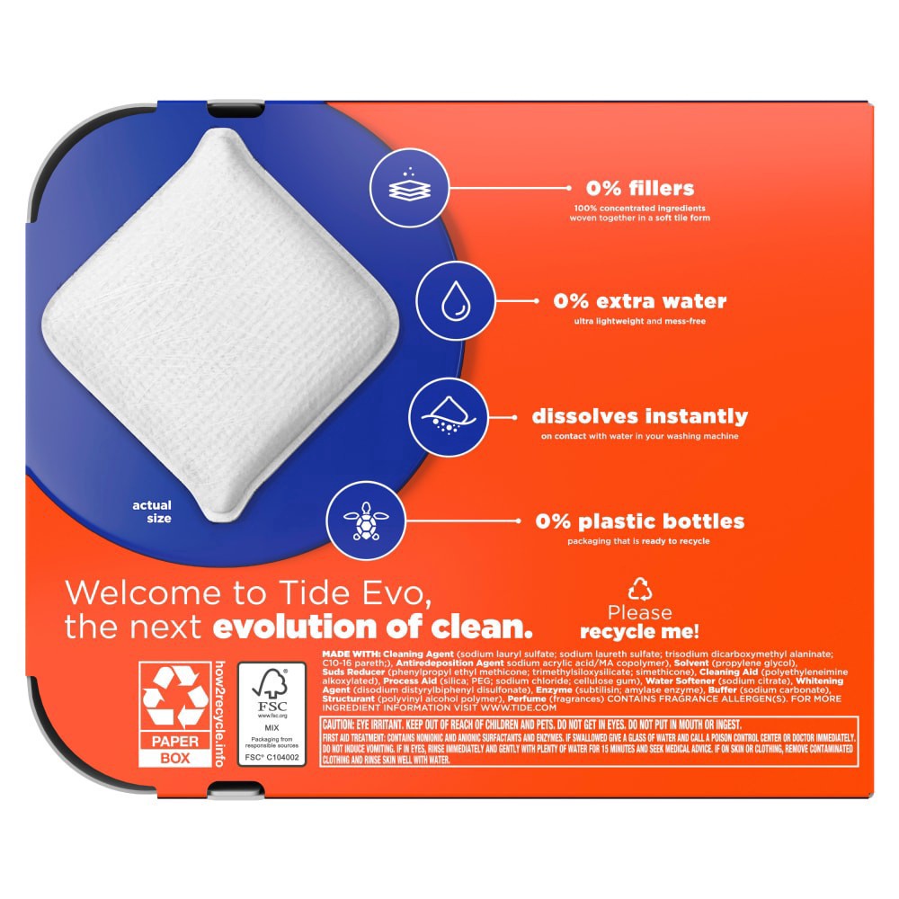 slide 6 of 6, Tide Medium Load Original Scent Detergent 30 ea, 30 ct