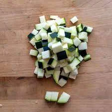 Green Cubed Squash