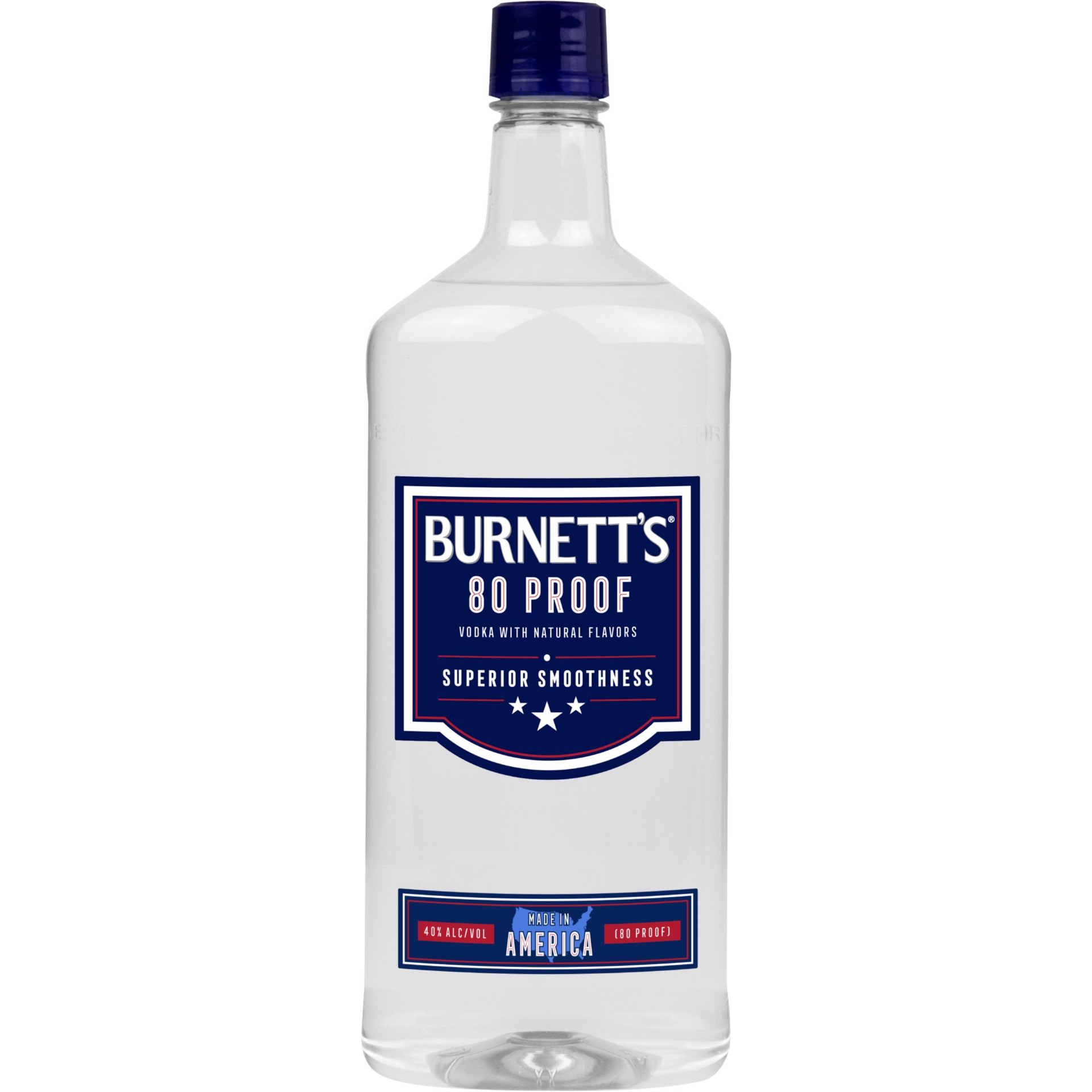 slide 1 of 3, Burnett's Vodka 1.75 L, 1.75 liter