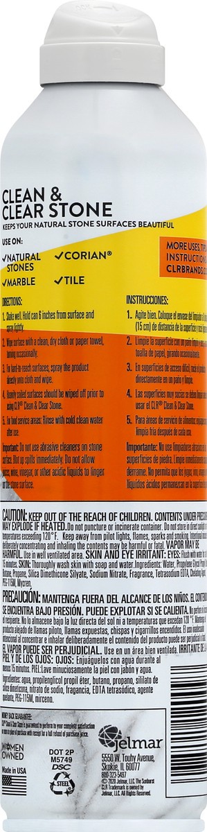 slide 7 of 9, CLR Brands Granite Marble & Stone Natural Stone Cleaner 12 oz, 12 oz