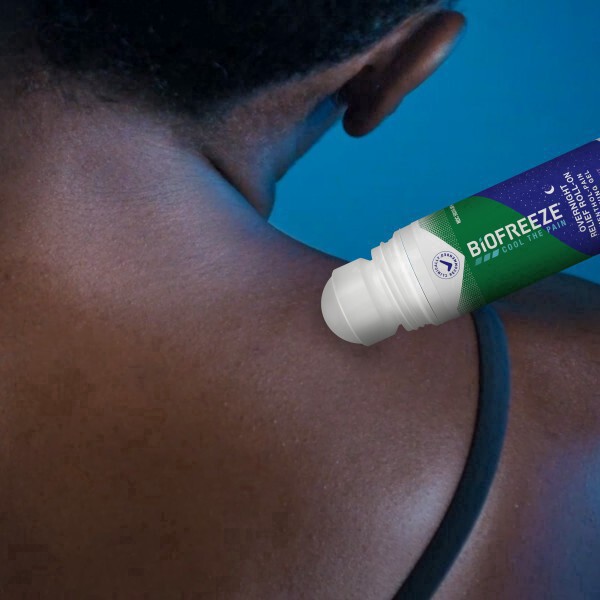 slide 10 of 13, BIOFREEZE™ Biofreeze Menthol Overnight Roll-On Pain Relieving Gel 2.5 FL OZ with Lavender Scent, Topical Pain Relief For Aches, Pains, Simple Backache, Arthritis, Strains, Bruises, And Sprains (Package May Vary), 1 ct