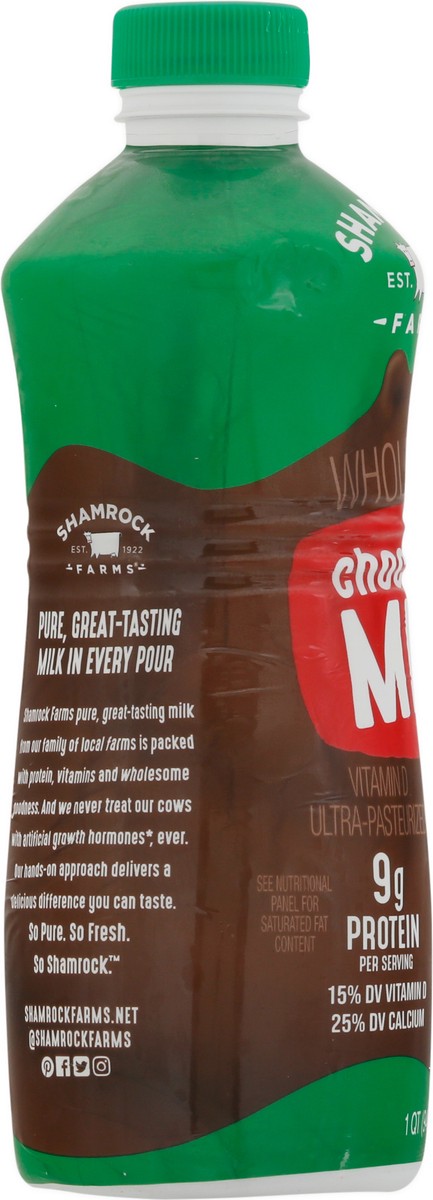 slide 11 of 13, Shamrock Farms Whole Chocolate Milk 32 fl oz, 32 fl oz