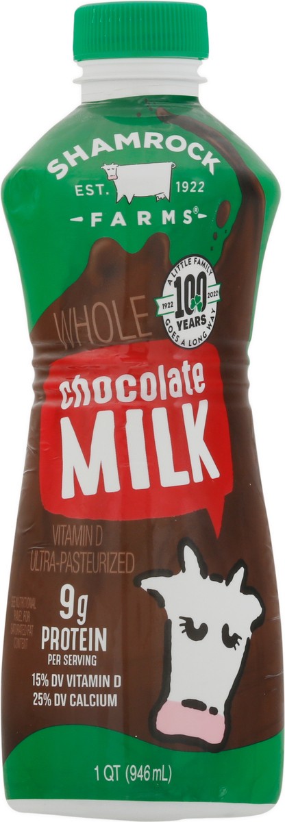slide 10 of 13, Shamrock Farms Whole Chocolate Milk 32 fl oz, 32 fl oz