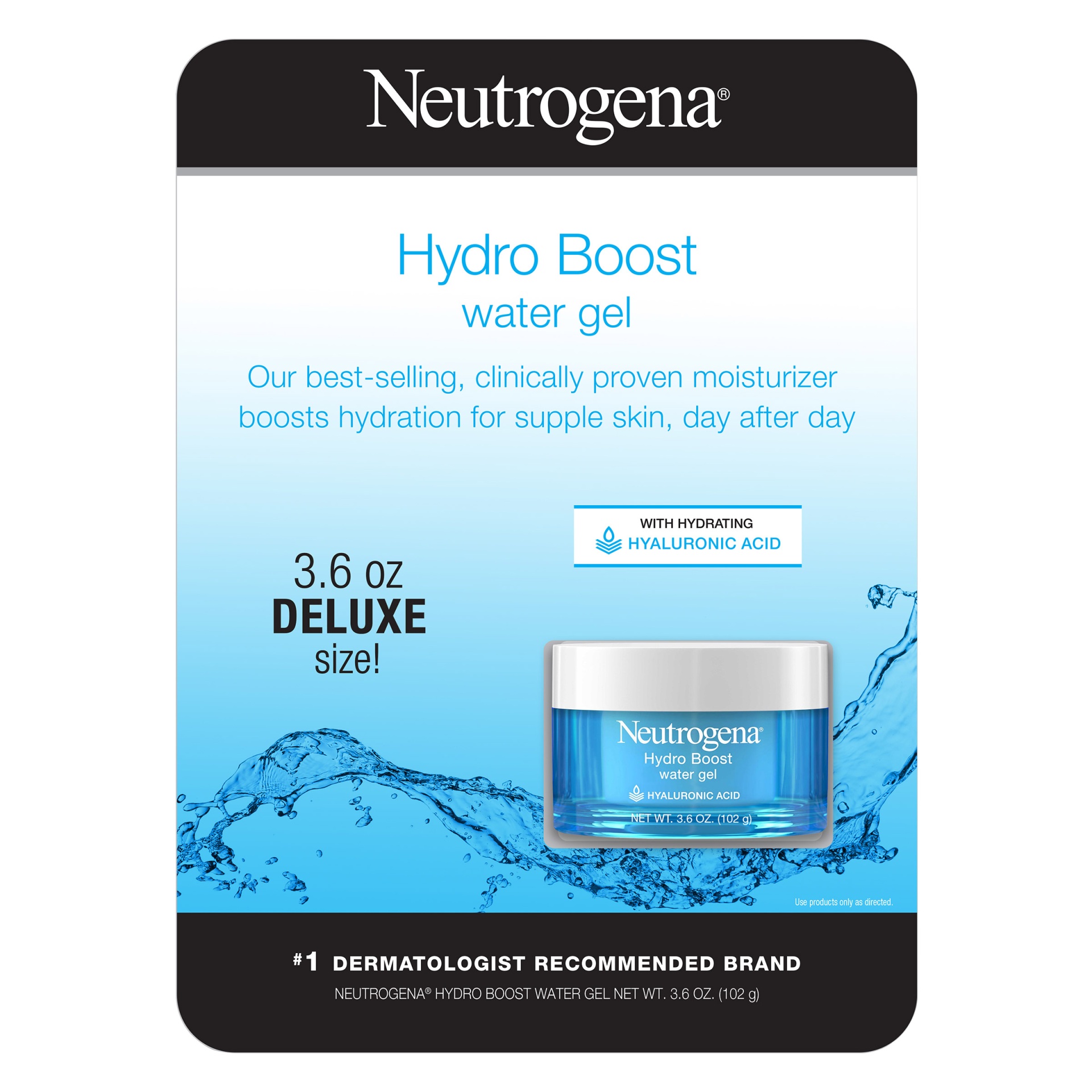 slide 1 of 2, Neutrogena Hydro Boost Gel Moisturizer, 3.6 oz