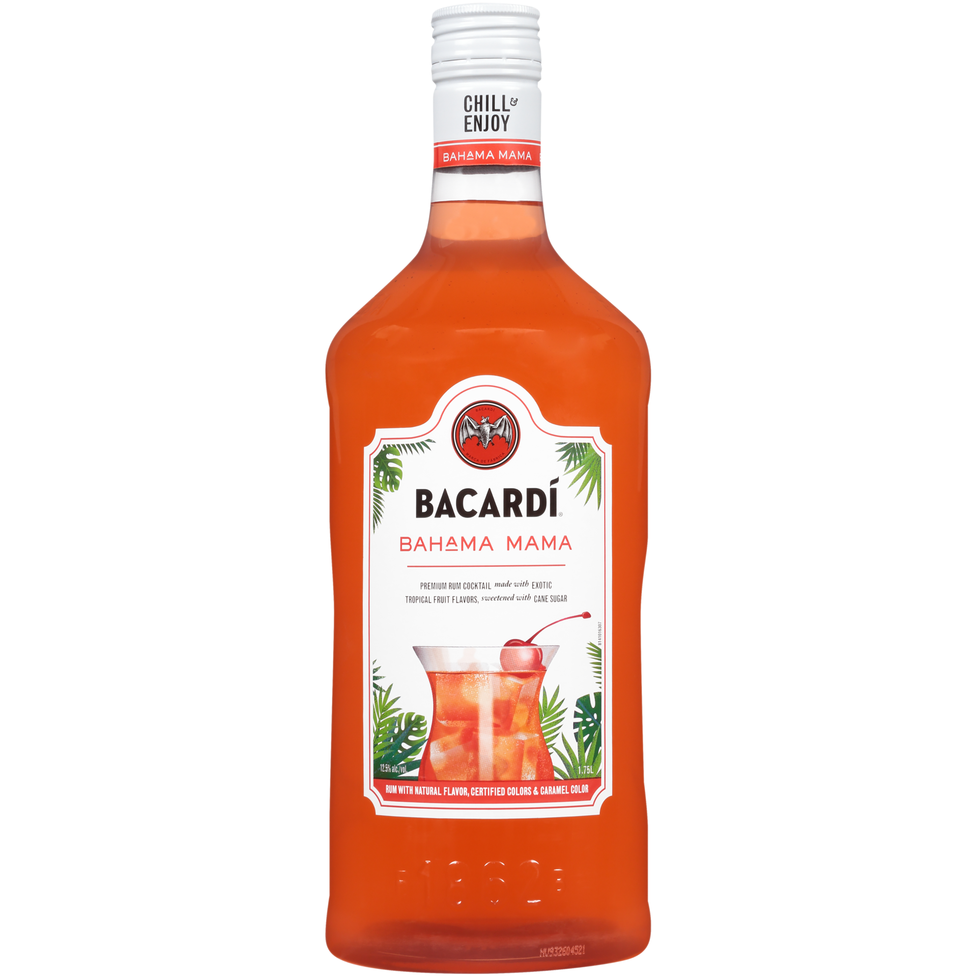 slide 1 of 5, Bacardí Bacardi Bahama Mama Gluten Free Premium Rum Cocktail 12.5% 175Cl/1.75L, 1.75 liter