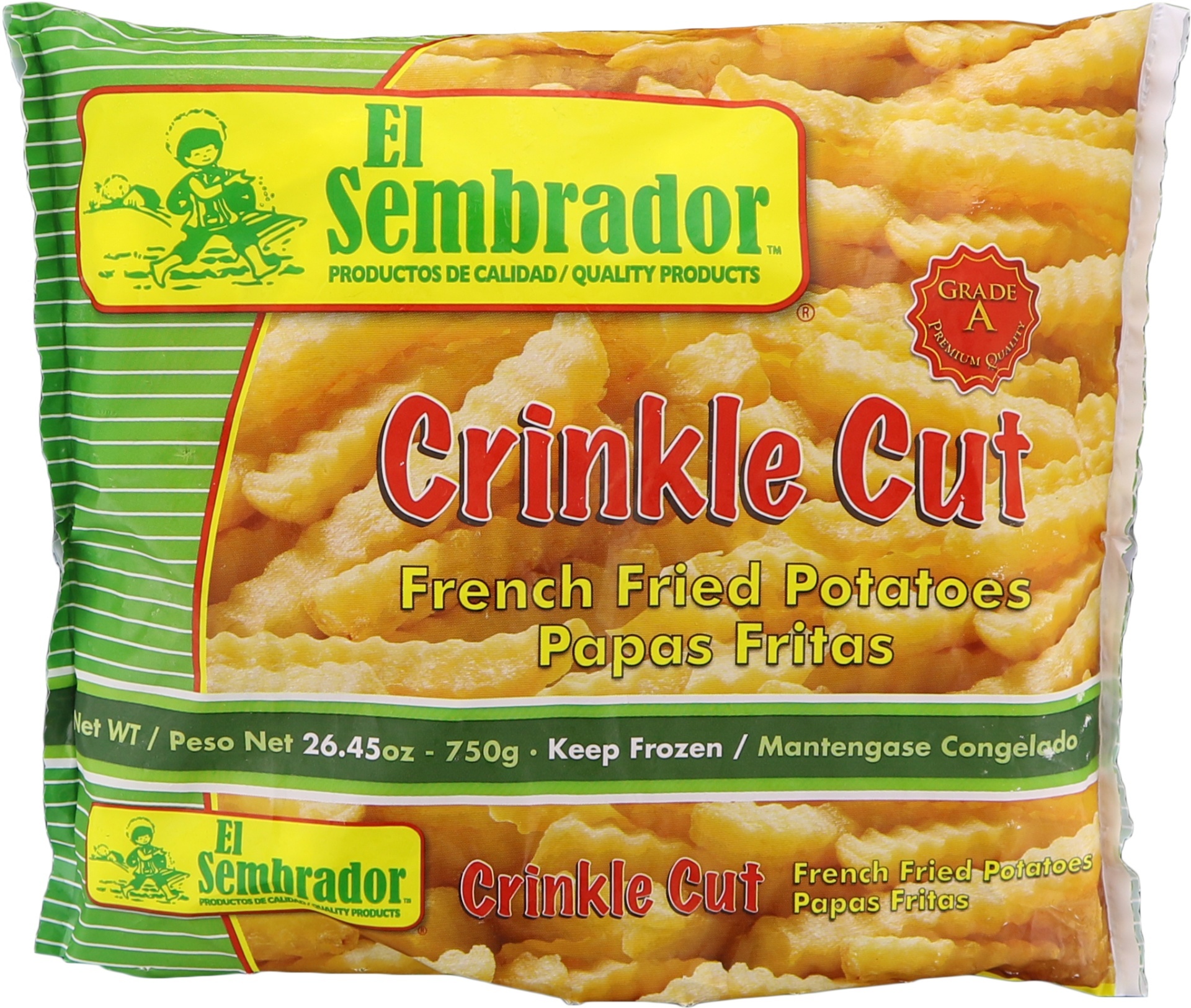 slide 1 of 1, El Sembrador Crinkle Cut Fries, 26 oz