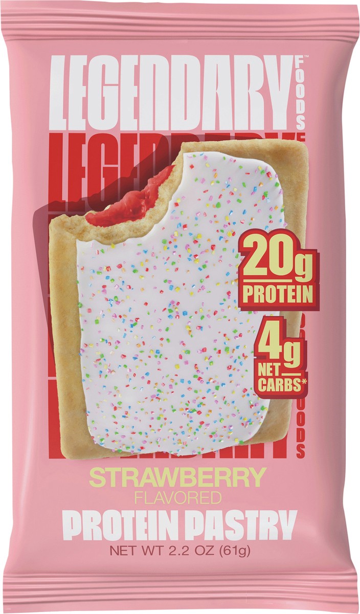 slide 2 of 2, Legendary Foods Protein Pastry - Strawberry, 2.2 oz Pastry, 2.2 oz