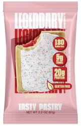 Legendary Foods Protein Pastry - Strawberry, 2.2 oz Pastry