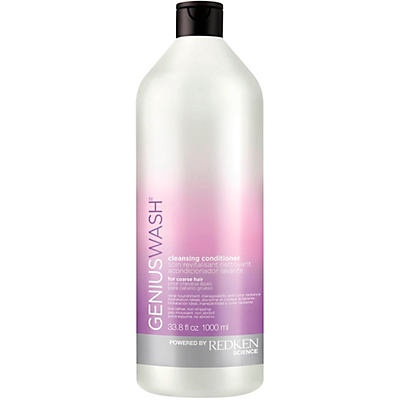 slide 1 of 1, Redken Genius Wash Cleansing Conditioner Coarse Hair, 33.8 oz