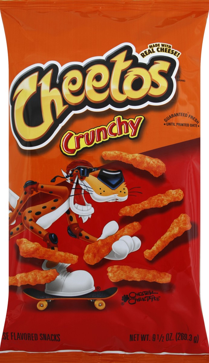 slide 5 of 6, Cheetos Cheese Flavored Snacks, Crunchy, 9.5 oz