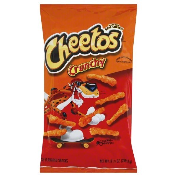 slide 1 of 6, Cheetos Cheese Flavored Snacks, Crunchy, 9.5 oz