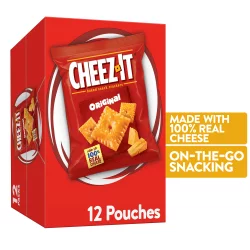Cheez-It Cheese Crackers, Baked Snack Crackers, Office and Kids Snacks, Original