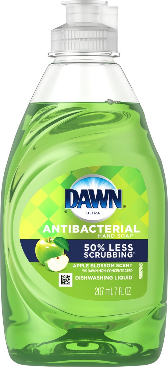 slide 3 of 3, Dawn Ultra Antibacterial Dishwashing Liquid Dish Soap, Apple Blossom Scent, 7 fl oz, 7 fl oz