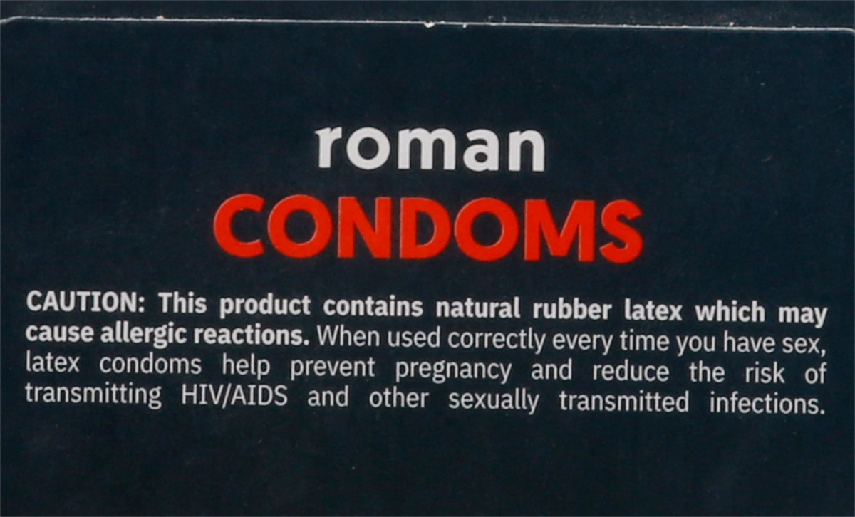 slide 5 of 8, Roman Condoms, 12 ct