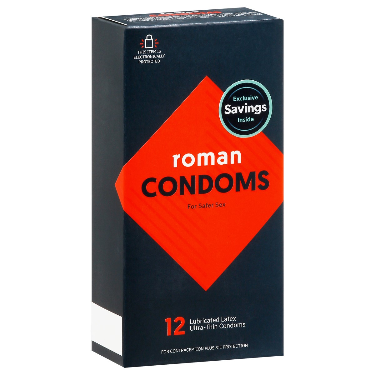 slide 8 of 8, Roman Condoms, 12 ct