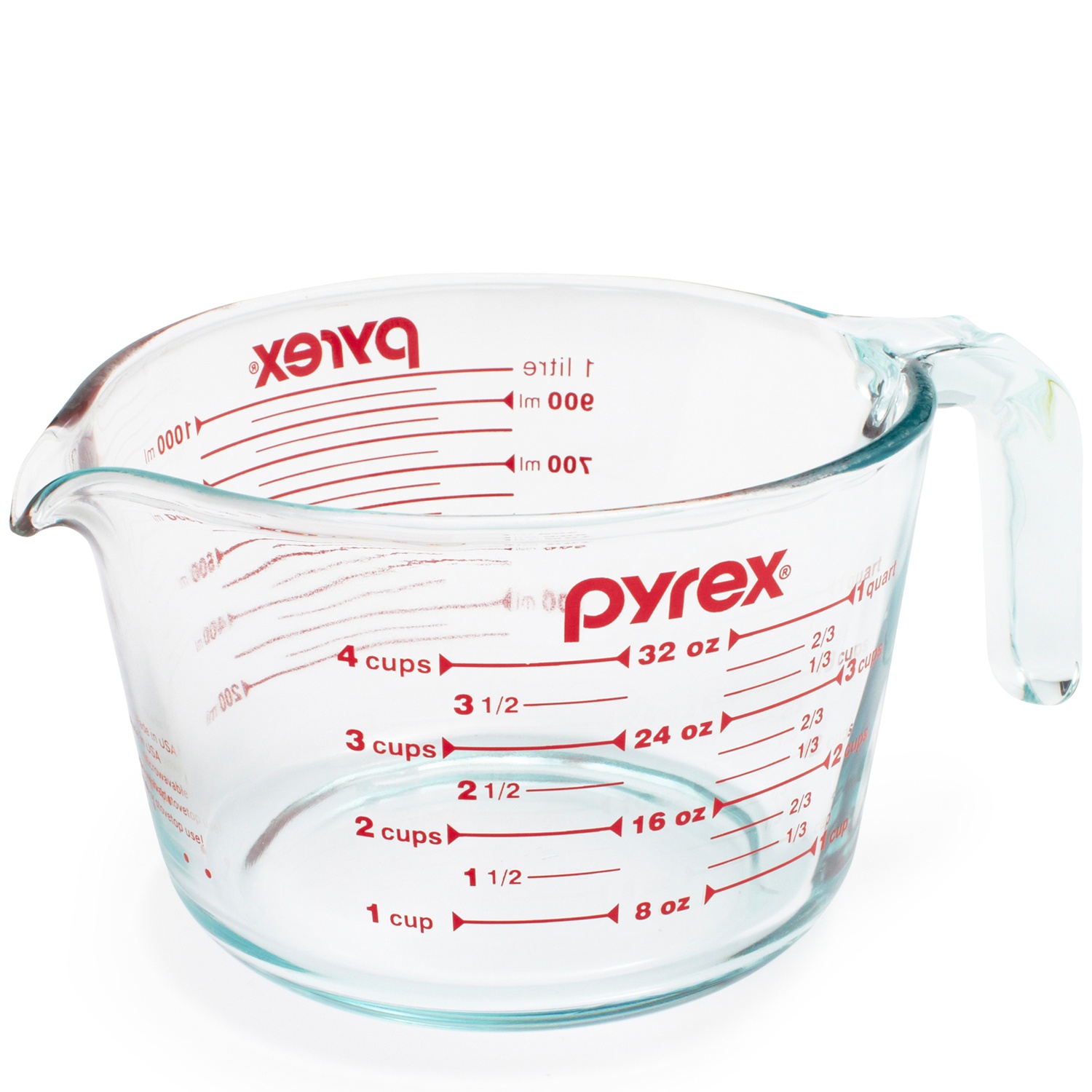 slide 1 of 1, Pyrex Glass Measuring Cup, 2 cups