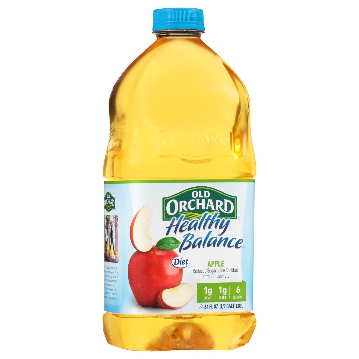 slide 8 of 9, Old Orchard Healthy Balance Diet Apple Juice Cocktail - 64 fl oz, 64 fl oz