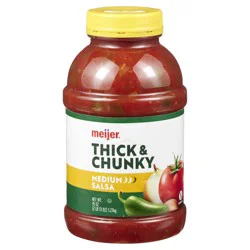 Meijer Medium Thick & Chunky Salsa, 45 Oz