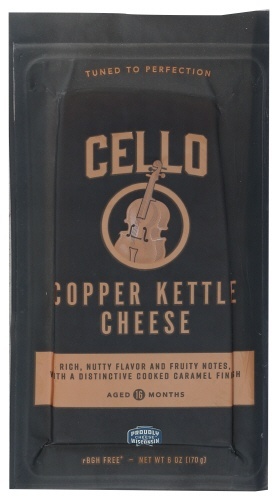 slide 1 of 1, Cello Copper Kettle Cheese Wedge - 6 OZ, 6 oz