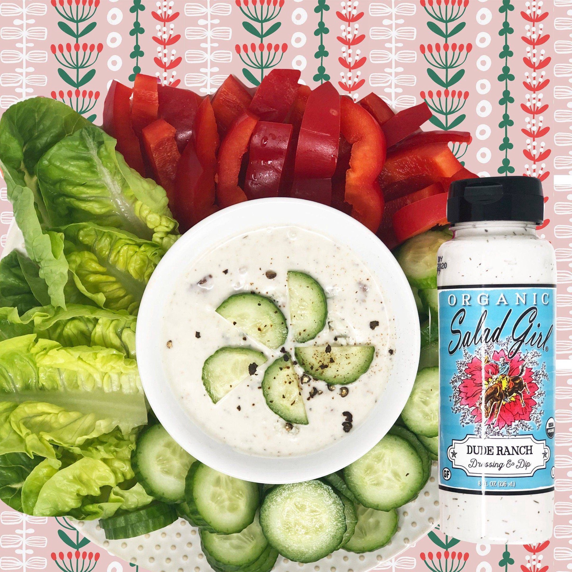 slide 6 of 9, Salad Girl Organic Dairy Free Dude Ranch Dressing & Dip 8 oz, 8 oz