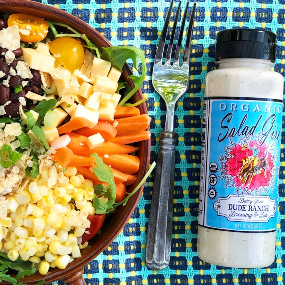 slide 4 of 9, Salad Girl Organic Dairy Free Dude Ranch Dressing & Dip 8 oz, 8 oz