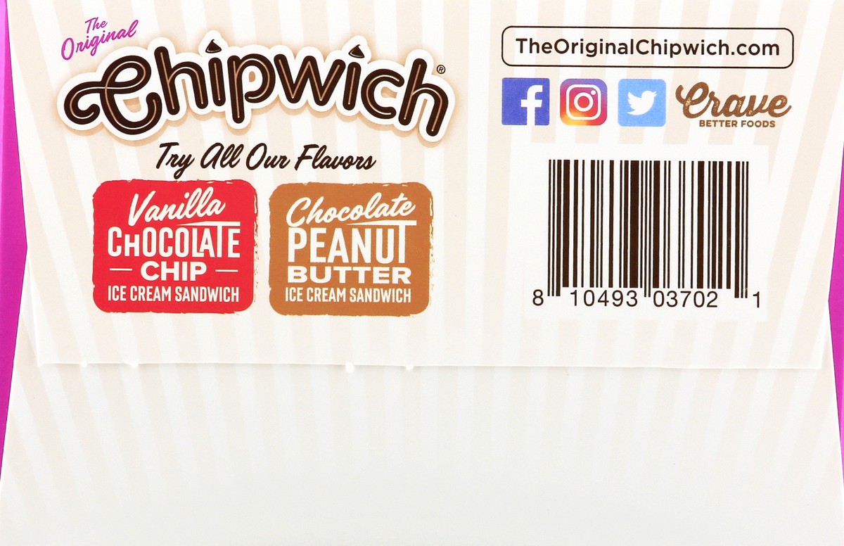 slide 8 of 9, Chipwich Birthday Cake Ice Cream Sandwich 3 - 4.25 fl oz Sandwiches, 12.75 fl oz