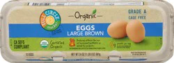 Full Circle Market Organic Brown Large Eggs 12 Each