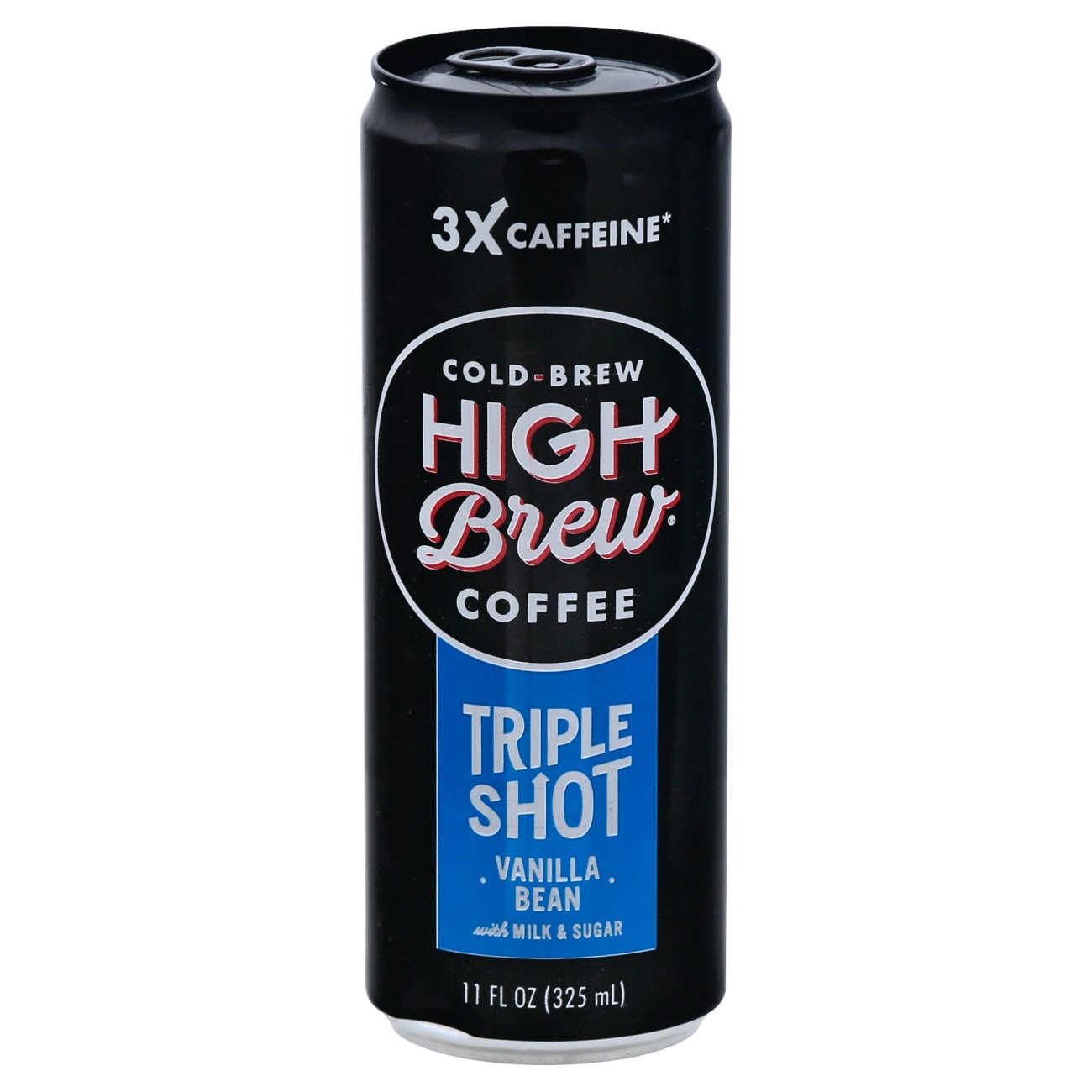 slide 1 of 7, High Brew Coffee, Cold-Brew, Tripe Shot, Vanilla Bean, 11 oz