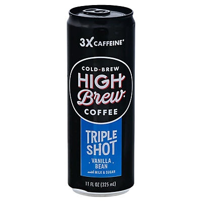 slide 1 of 1, High Brew Coffee Triple Shot Vanilla Bean, 11 oz