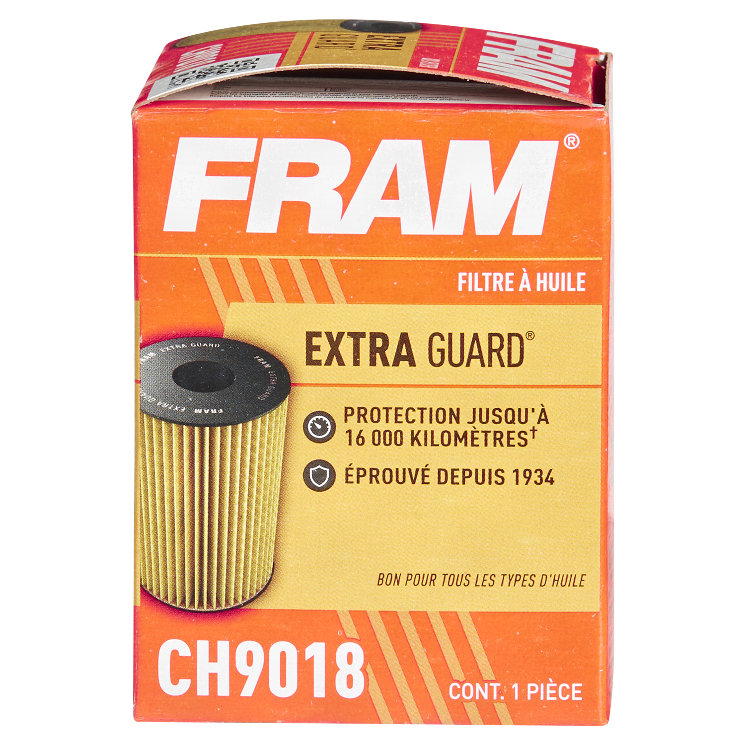 slide 3 of 5, Fram Extra Guard Oil Filter CH9018, 1 ct