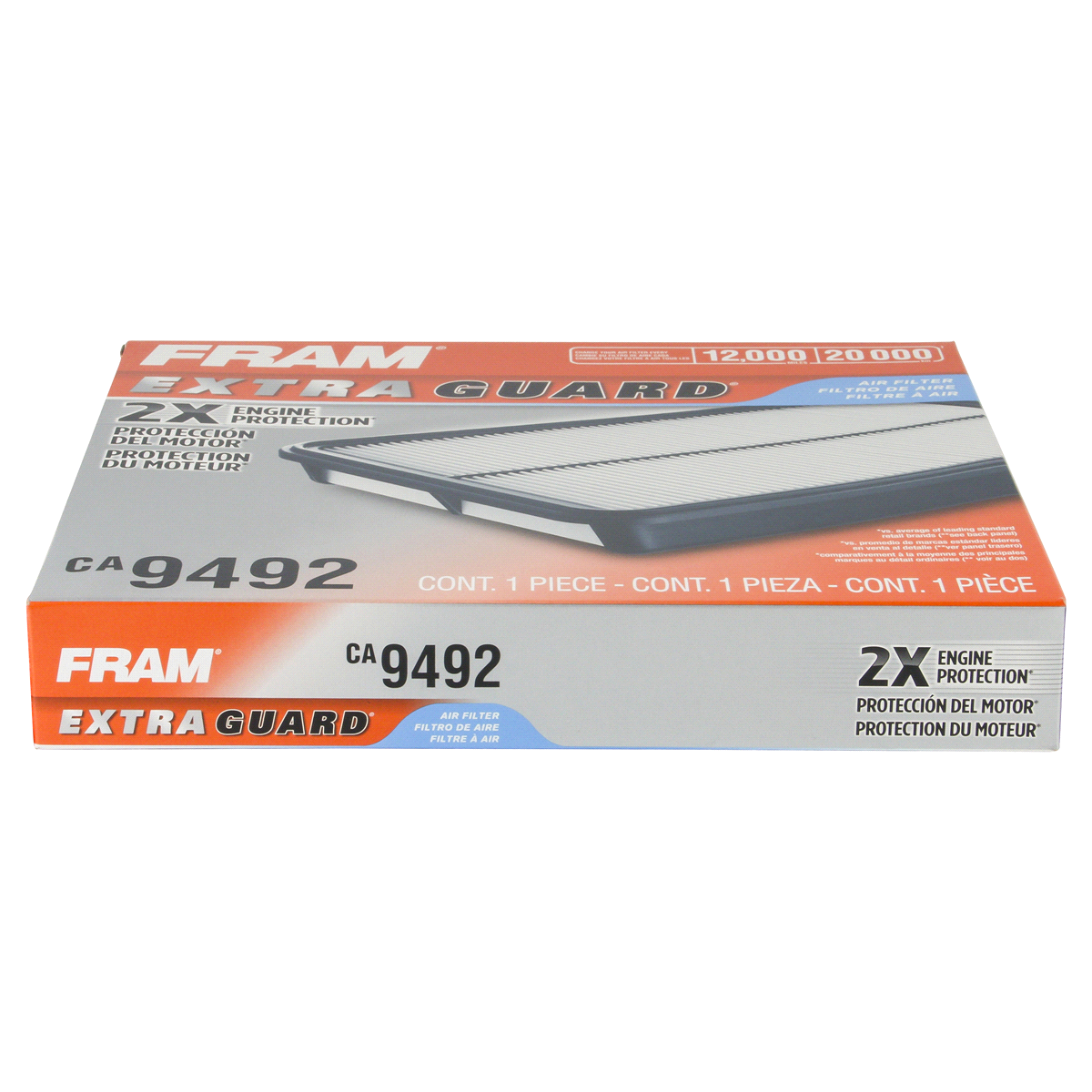 slide 4 of 6, Fram Extra Guard Air Filter CA9492, 1 ct