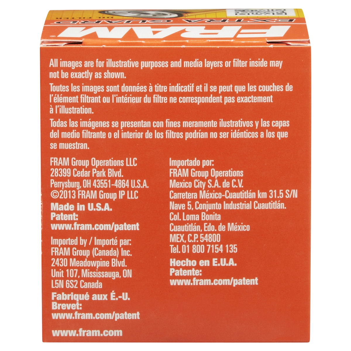 slide 6 of 6, Fram Extra Guard Oil Filter PH9688, 1 ct