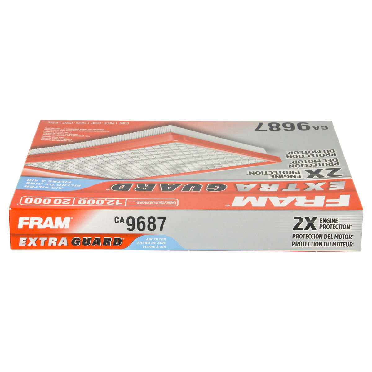 slide 2 of 6, Fram Extra Guard Air Filter CA9687, 1 ct