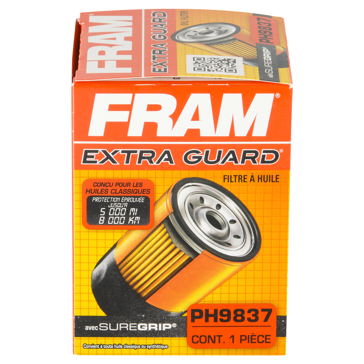 slide 3 of 6, Fram Extra Guard Oil Filter PH9837, 1 ct