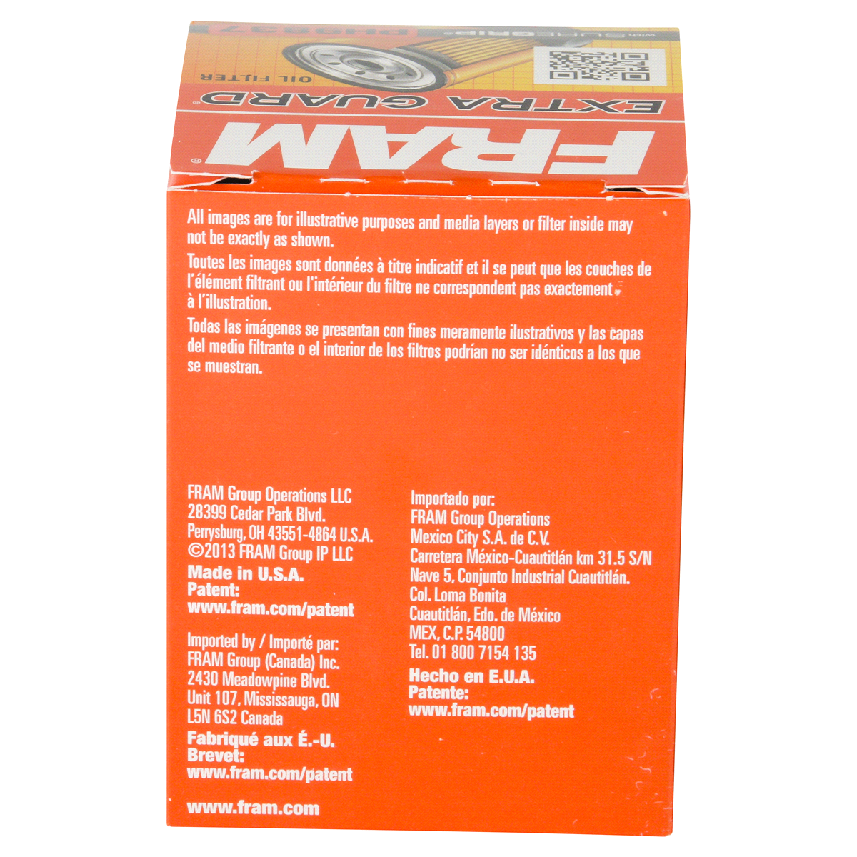 slide 5 of 6, Fram Extra Guard Oil Filter PH9837, 1 ct