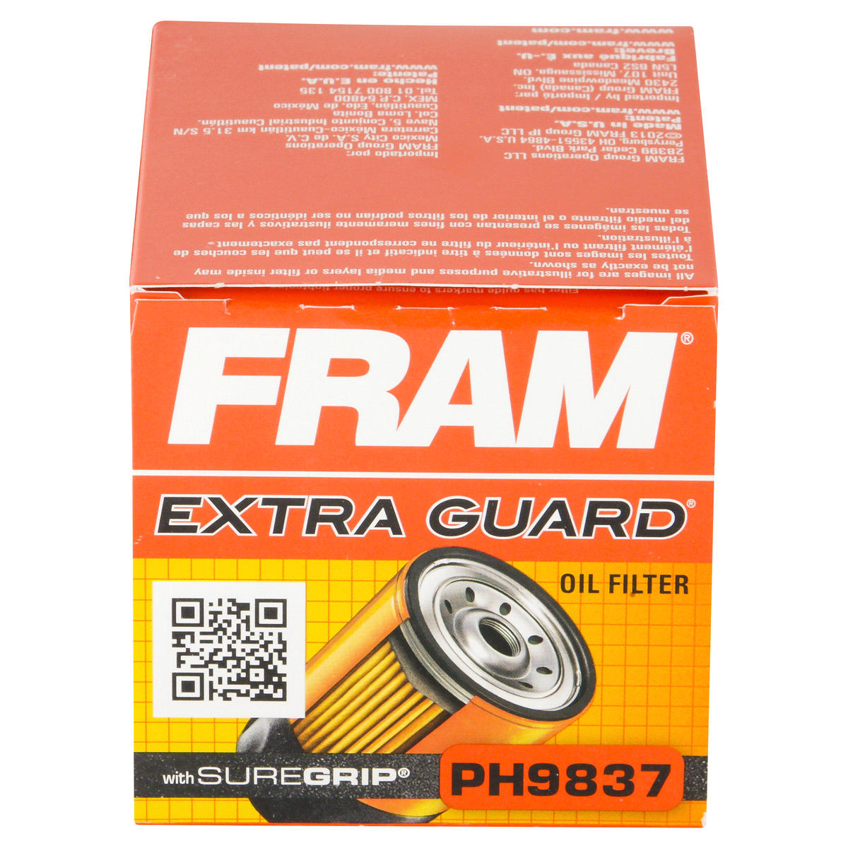 slide 6 of 6, Fram Extra Guard Oil Filter PH9837, 1 ct
