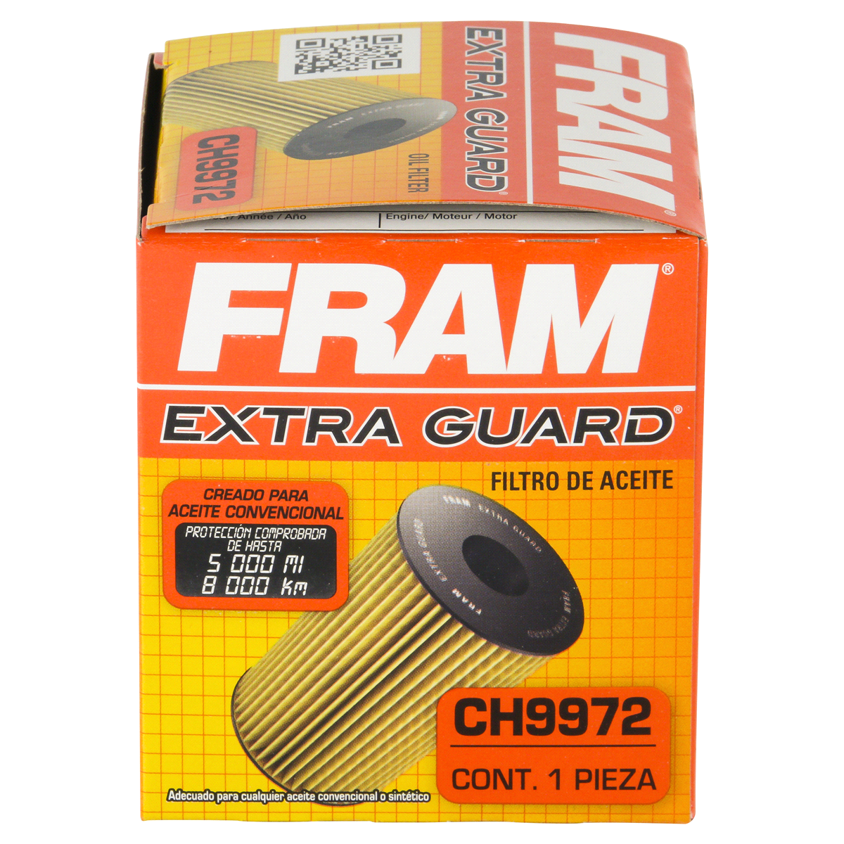 slide 3 of 6, Fram Extra Guard Oil Filter CH9972, 1 ct