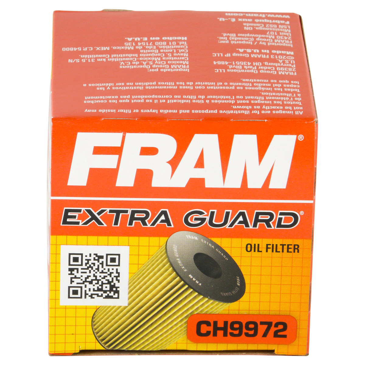 slide 5 of 6, Fram Extra Guard Oil Filter CH9972, 1 ct