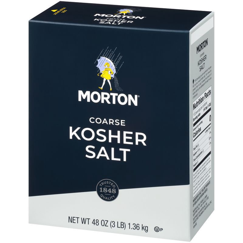 slide 7 of 10, Morton Coarse Kosher Salt - 48oz, 48 oz