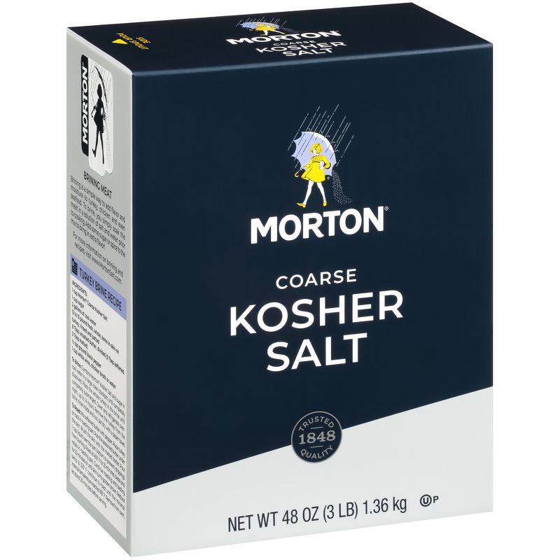 slide 8 of 10, Morton Coarse Kosher Salt - 48oz, 48 oz