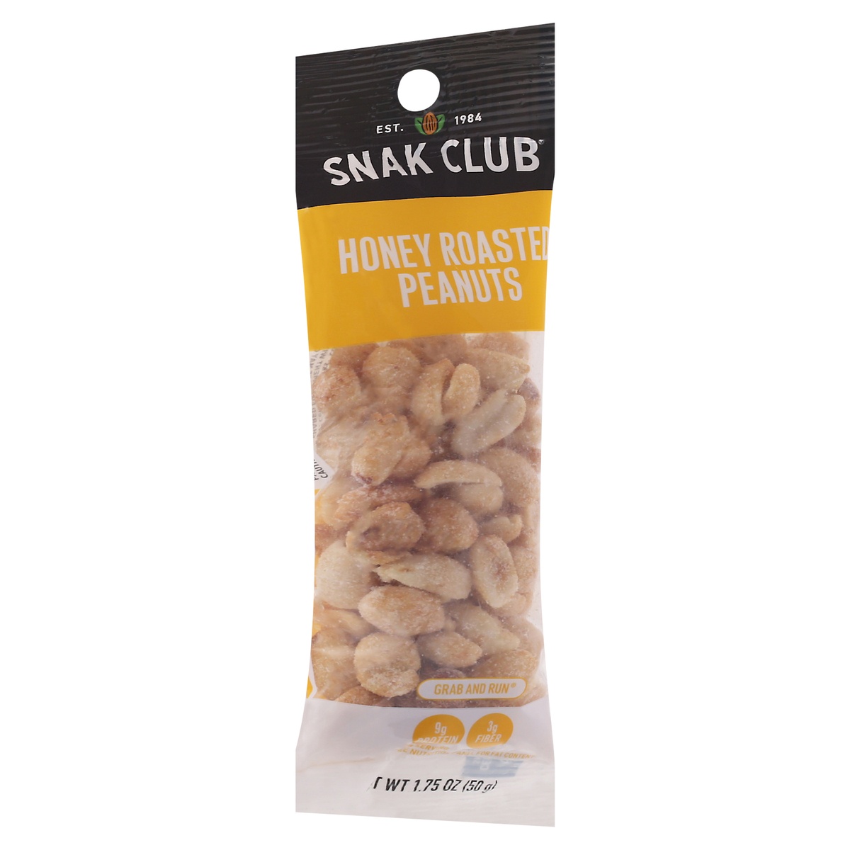 slide 2 of 9, Snak Club Hny Roasted Peanuts, 1.7 oz